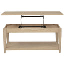 Lindenton 2-piece Wood Lift-Top Coffee and End Table Set Blonde