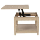 Lindenton 2-piece Wood Lift-Top Coffee and End Table Set Blonde