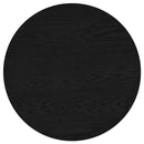 Sweeney 39-inch Round Wood Occasional Cocktail Coffee Table Black