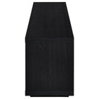 Deiter 79-inch TV Stand Fireplace Media Console Black