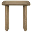Adina 2-piece Wood Coffee Table Set Distressed Light Brown