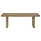 Home & Sleep Outlet - Adina 2-piece Wood Coffee Table Set Distressed Light Brown