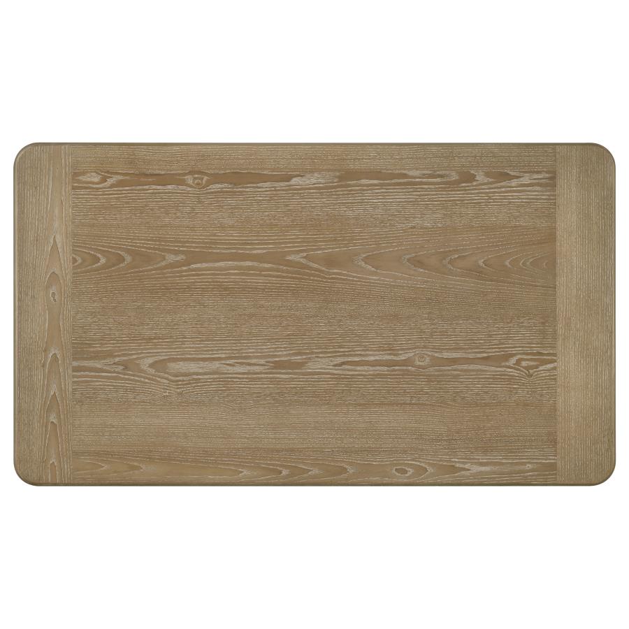 Home & Sleep Outlet - Adina 2-piece Wood Coffee Table Set Distressed Light Brown