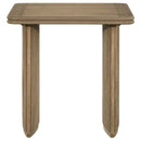 Adina 3-piece Wood Coffee Table Set Distressed Light Brown