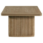 Home & Sleep Outlet - Adina 3-piece Wood Coffee Table Set Distressed Light Brown