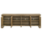 Home & Sleep Outlet - Adina 70-inch TV Stand Media Console Distressed Light Brown
