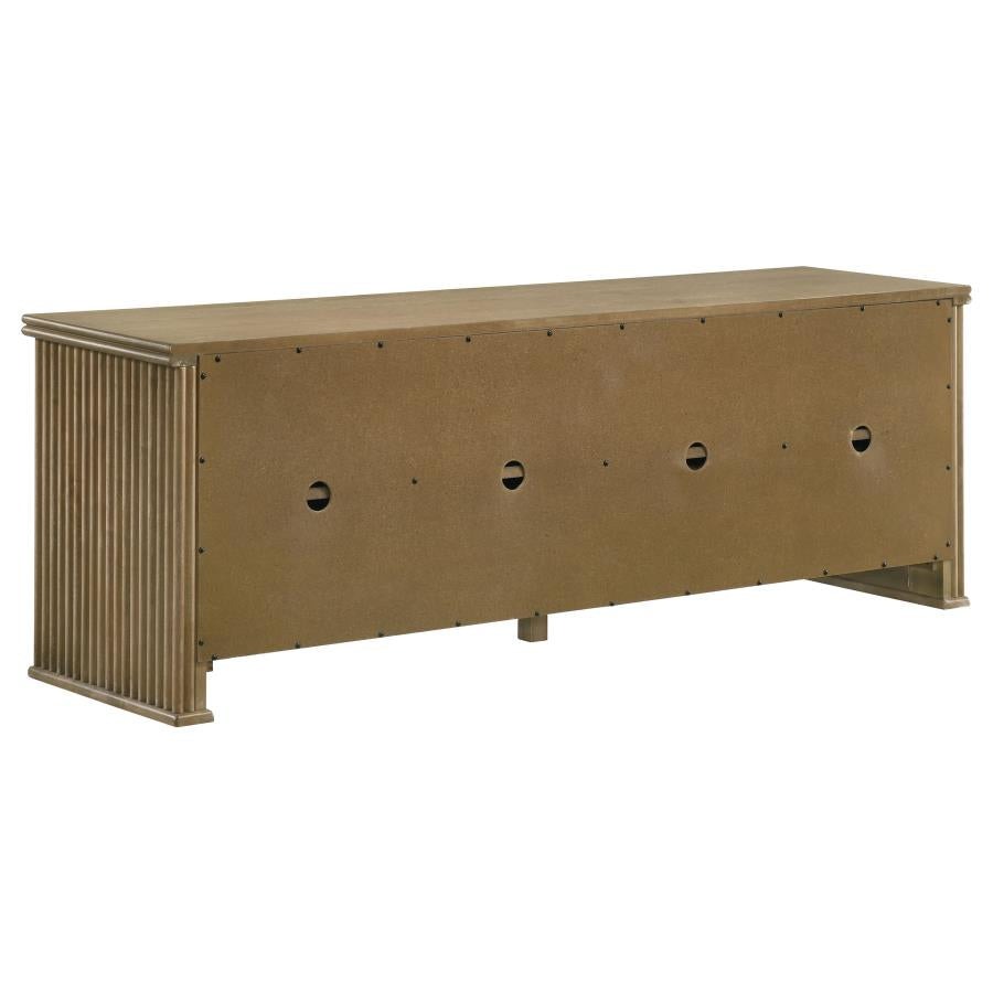 Home & Sleep Outlet - Adina 70-inch TV Stand Media Console Distressed Light Brown
