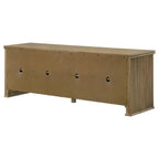 Home & Sleep Outlet - Adina 70-inch TV Stand Media Console Distressed Light Brown