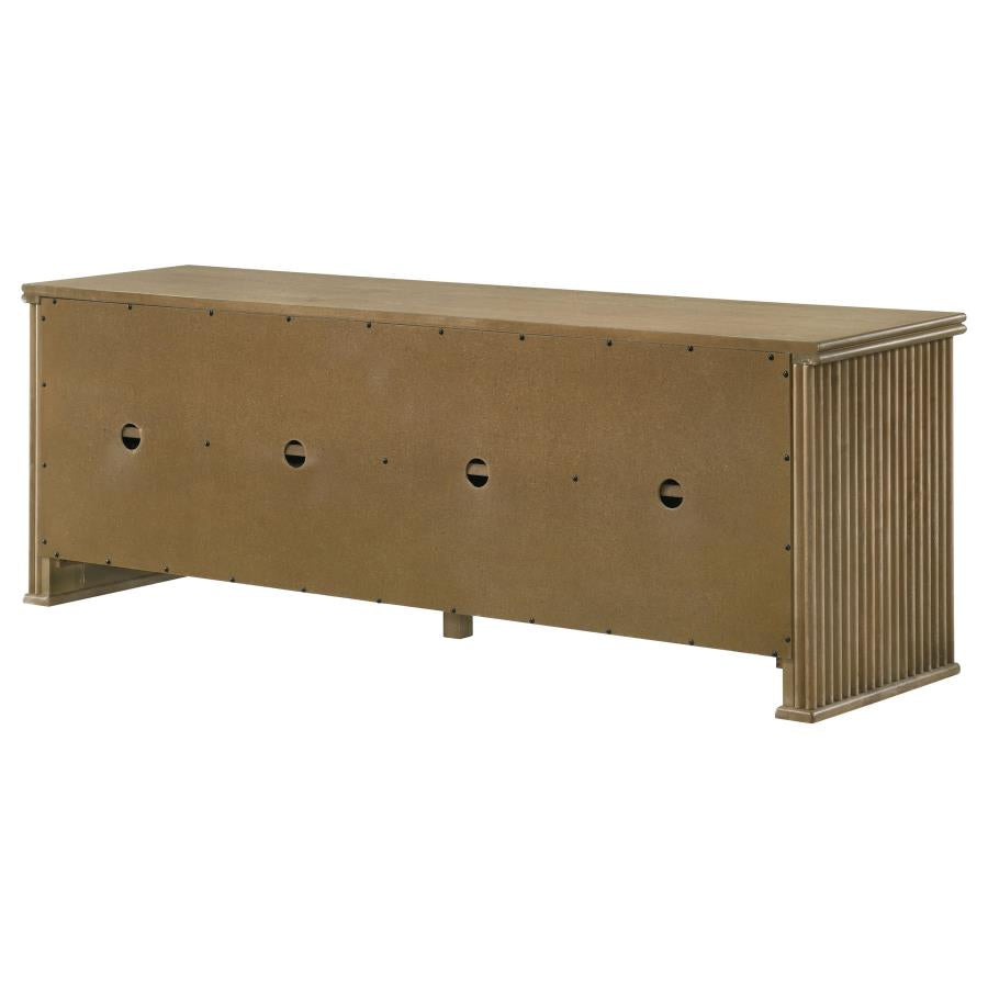 Home & Sleep Outlet - Adina 70-inch TV Stand Media Console Distressed Light Brown