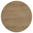 Adina 2-piece Round Coffee Table Set Distressed Light Brown