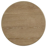 Adina 2-piece Round Coffee Table Set Distressed Light Brown