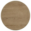 Adina 3-piece Round Coffee Table Set Distressed Light Brown
