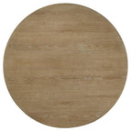 Home & Sleep Outlet - Adina 36-inch Round Wood Coffee Table Distressed Light Brown