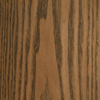 Home & Sleep Outlet - Franklin Round Wood Pedestal Side End Table Grey and Dark Brown