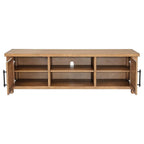Home & Sleep Outlet - Beasley 2-Door 71-Inch Wood TV Stand Media Console Golden Oak
