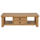 Beasley 2-Piece Wood Coffee Table Set Golden Oak - Home & Sleep Outlet