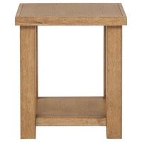 Beasley 3-Piece Wood Coffee Table Set Golden Oak - Home & Sleep Outlet