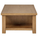 Beasley 3-Piece Wood Coffee Table Set Golden Oak - Home & Sleep Outlet