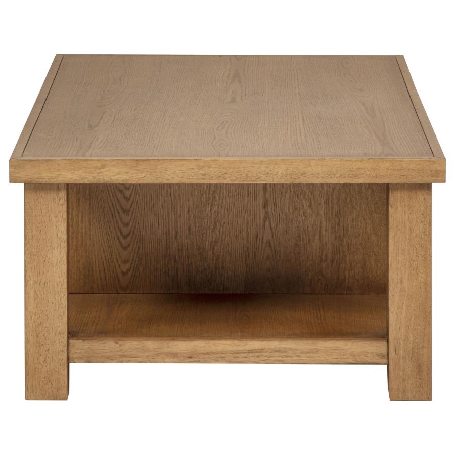 Beasley 3-Piece Wood Coffee Table Set Golden Oak - Home & Sleep Outlet