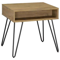 Fanning 2-piece Lift Top Coffee and End Table Set Golden Oak - Home & Sleep Outlet