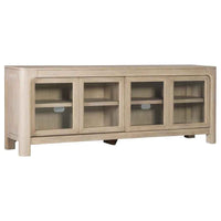 Solano 71-inch 2-door TV Stand Media Console Weathered Mango - Home & Sleep Outlet