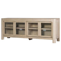 Solano 71-inch 2-door TV Stand Media Console Weathered Mango - Home & Sleep Outlet