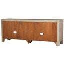 Solano 71-inch 2-door TV Stand Media Console Weathered Mango - Home & Sleep Outlet