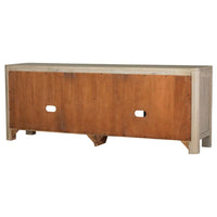 Solano 71-inch 2-door TV Stand Media Console Weathered Mango - Home & Sleep Outlet