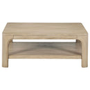 Solano 2-piece Square Coffee Table Set Weathered Mango - Home & Sleep Outlet