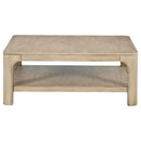 Solano 2-piece Square Coffee Table Set Weathered Mango - Home & Sleep Outlet