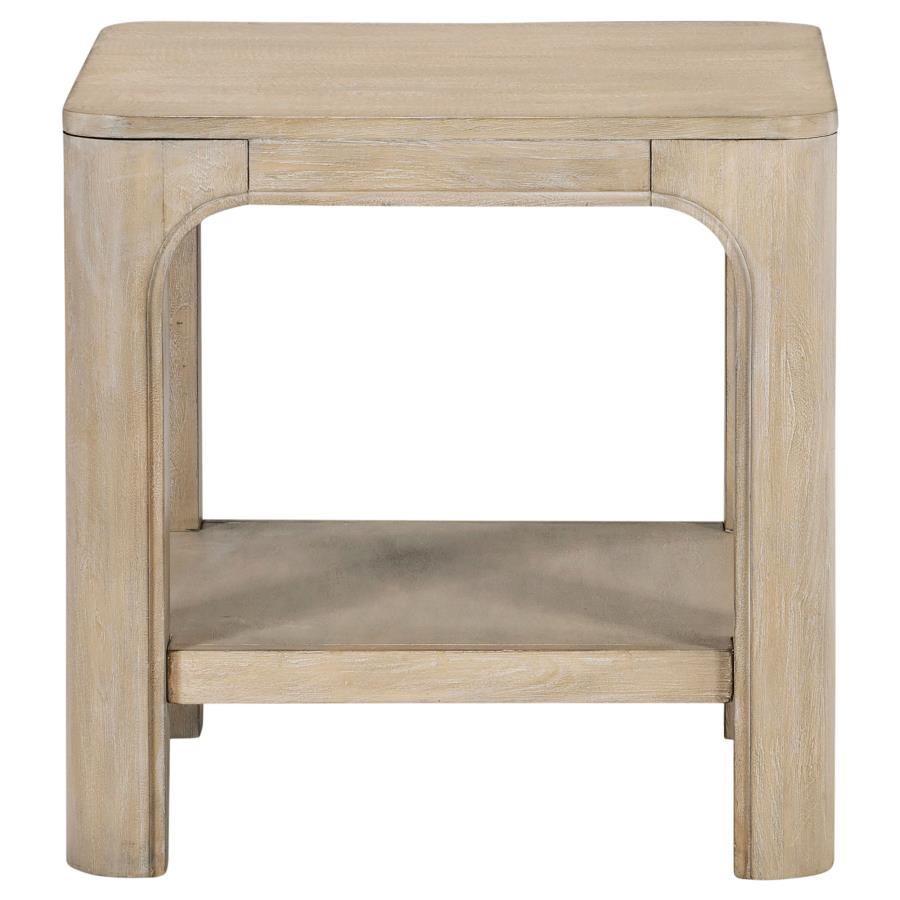 Home & Sleep Outlet - Solano 3-piece Square Coffee Table Set Weathered Mango