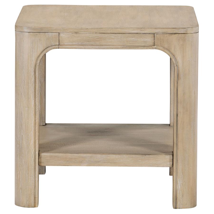 Home & Sleep Outlet - Solano 3-piece Square Coffee Table Set Weathered Mango