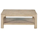 Solano Square Wood Cocktail Coffee Table Weathered Mango - Home & Sleep Outlet