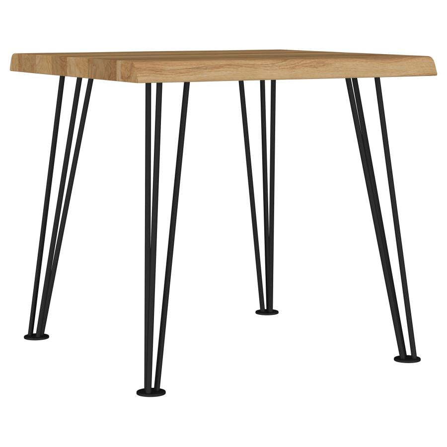 Home & Sleep Outlet - Zander Square Wood Top Coffee Table Natural Brown