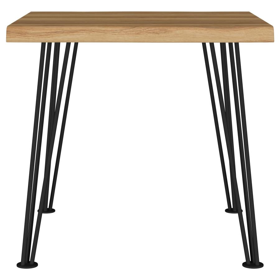 Home & Sleep Outlet - Zander Square Wood Top Coffee Table Natural Brown