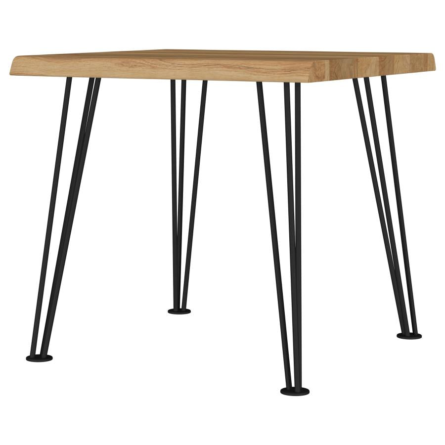 Home & Sleep Outlet - Zander Square Wood Top Coffee Table Natural Brown