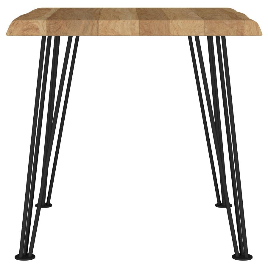 Home & Sleep Outlet - Zander Square Wood Top Coffee Table Natural Brown