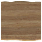 Home & Sleep Outlet - Zander Square Wood Top Coffee Table Natural Brown