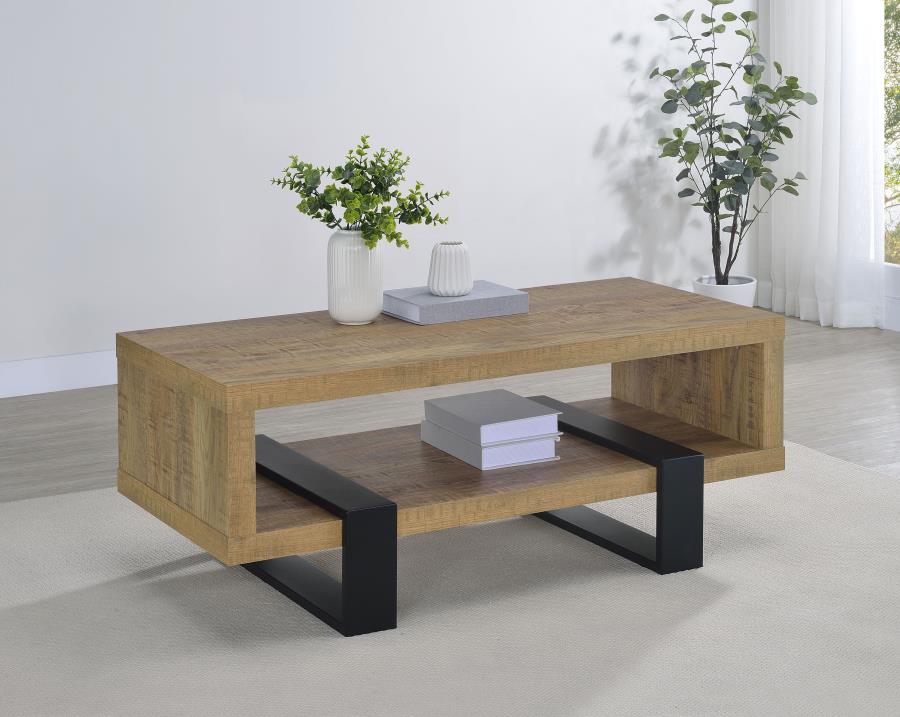 Home & Sleep Outlet - Dinard Engineered Wood Cocktail Coffee Table Mango