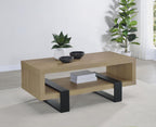 Home & Sleep Outlet - Dinard Engineered Wood Cocktail Coffee Table Latte