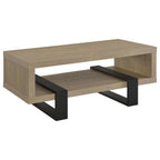 Home & Sleep Outlet - Dinard Engineered Wood Cocktail Coffee Table Latte