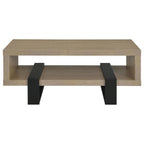 Home & Sleep Outlet - Dinard Engineered Wood Cocktail Coffee Table Latte
