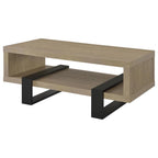Home & Sleep Outlet - Dinard Engineered Wood Cocktail Coffee Table Latte