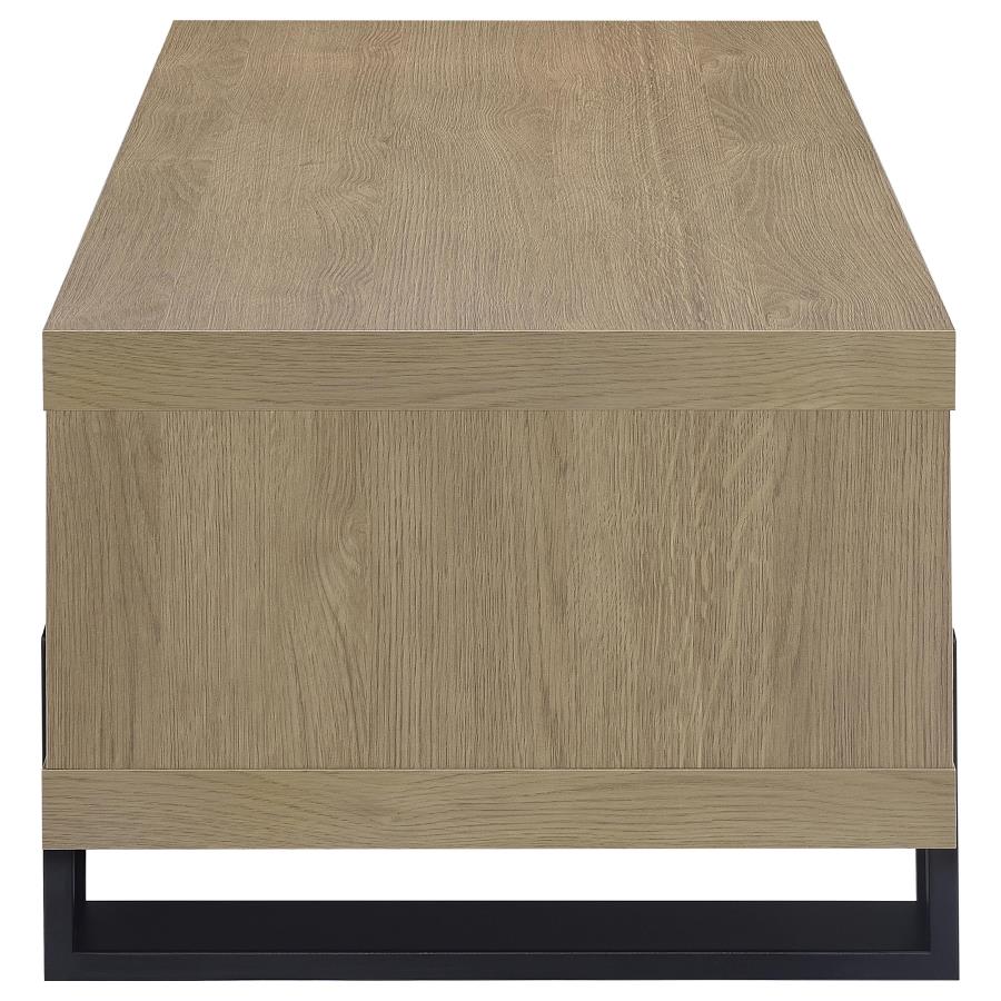 Home & Sleep Outlet - Dinard Engineered Wood Cocktail Coffee Table Latte