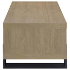 Home & Sleep Outlet - Dinard Engineered Wood Cocktail Coffee Table Latte