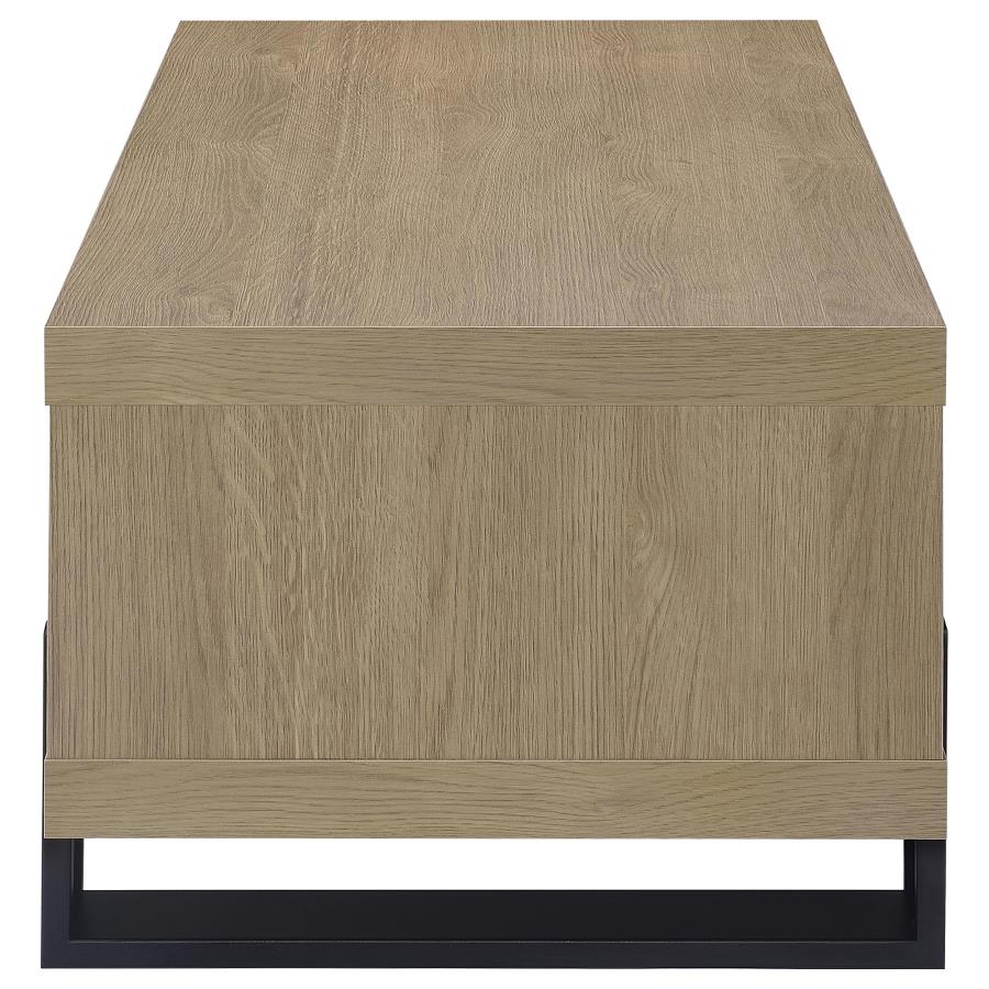 Home & Sleep Outlet - Dinard Engineered Wood Cocktail Coffee Table Latte
