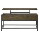 Byers 3-piece Lift Top Coffee and End Table Set Brown Oak - Home & Sleep Outlet