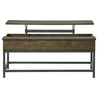 Byers 3-piece Lift Top Coffee and End Table Set Brown Oak - Home & Sleep Outlet