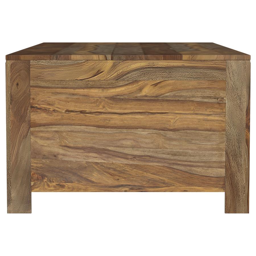 Home & Sleep Outlet - Esther 6-drawer Solid Wood Coffee Table Natural Sheesham