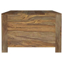 Esther 6-drawer Solid Wood Coffee Table Natural Sheesham - Home & Sleep Outlet